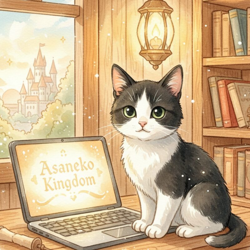 案内猫リク（アサネコ王国ガイド）
