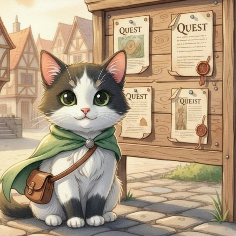 案内人リク（旅の記録の案内猫）