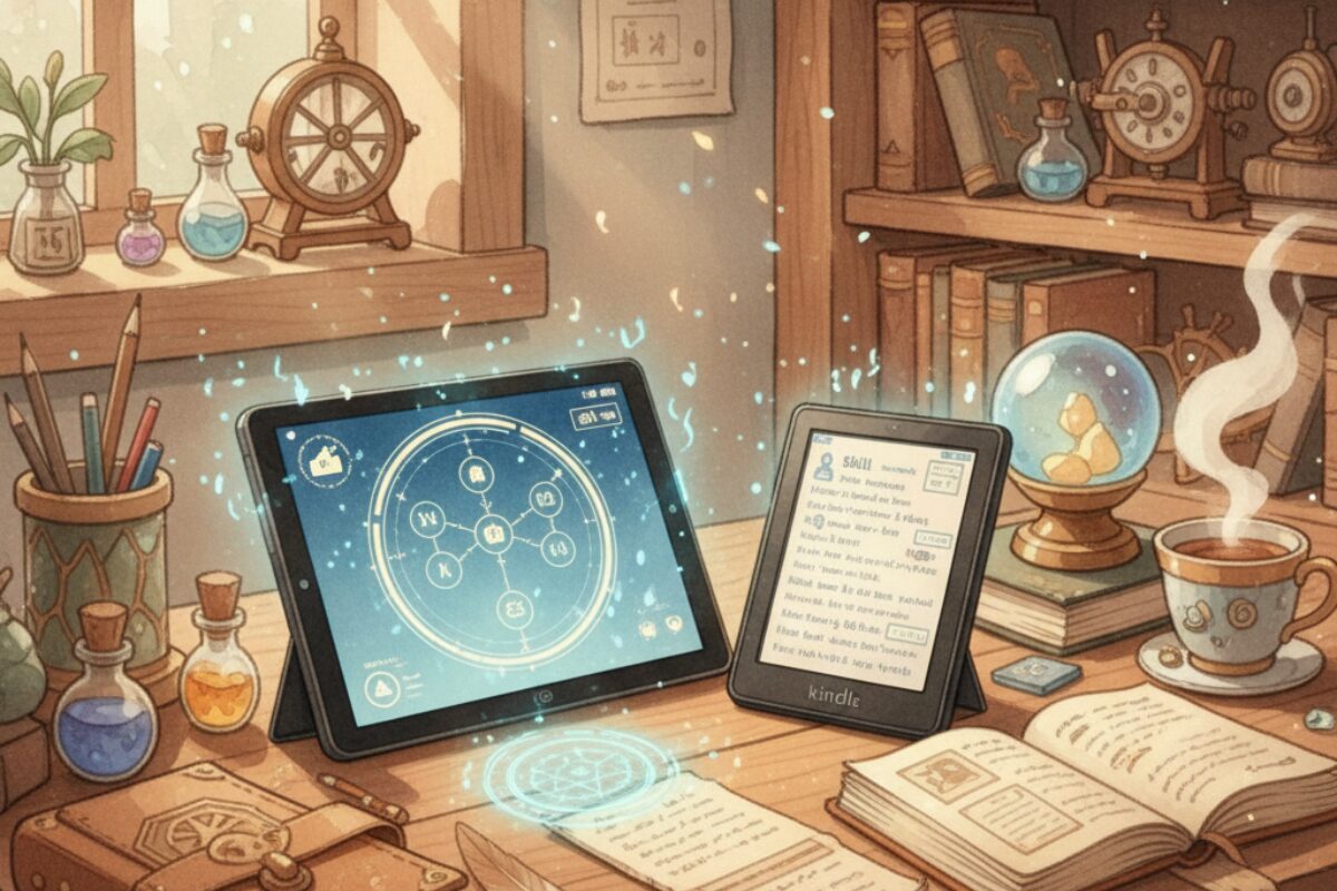 デジタル学習ツール：タブレット・Kindle・学習アプリ