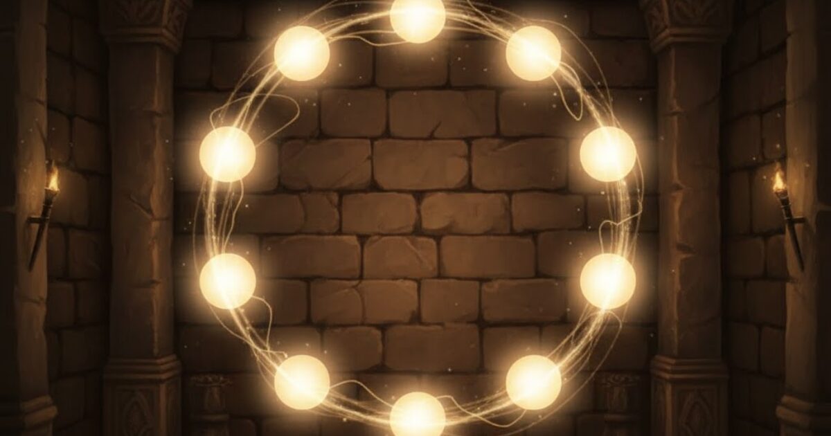 7回転で変化していく学習の感覚を表した魔法の流れ