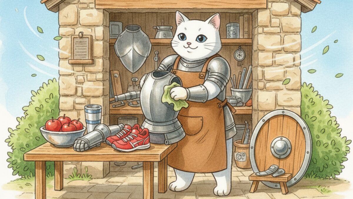 白猫ミーナ｜アサネコ王国の健康と防具を整える白魔導士