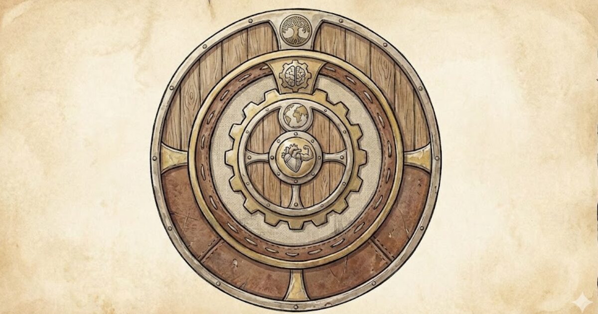 睡眠の前提設計を表す、体・脳・環境の3レイヤー図