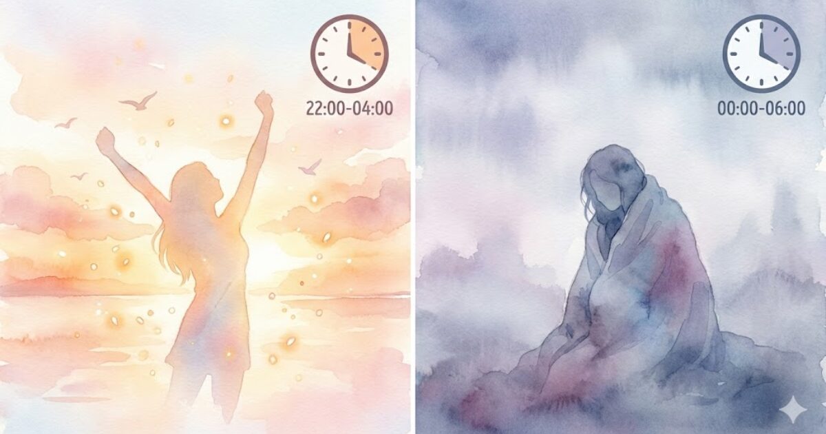 同じ睡眠時間でも体感が違うことを表したイラスト