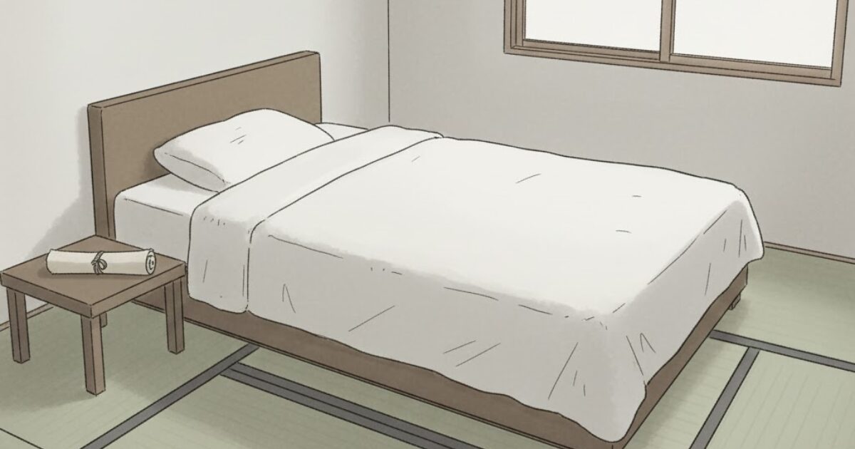 寝室に持ち込まない：余計なものを置かない空間