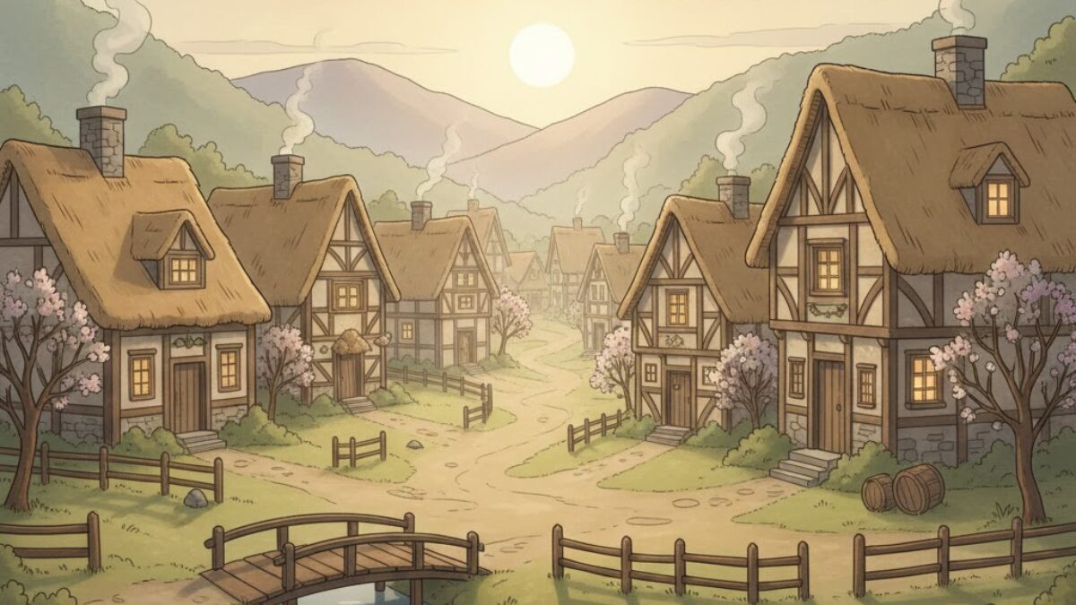 朝が守られた時間として描かれるアサネコ王国の朝