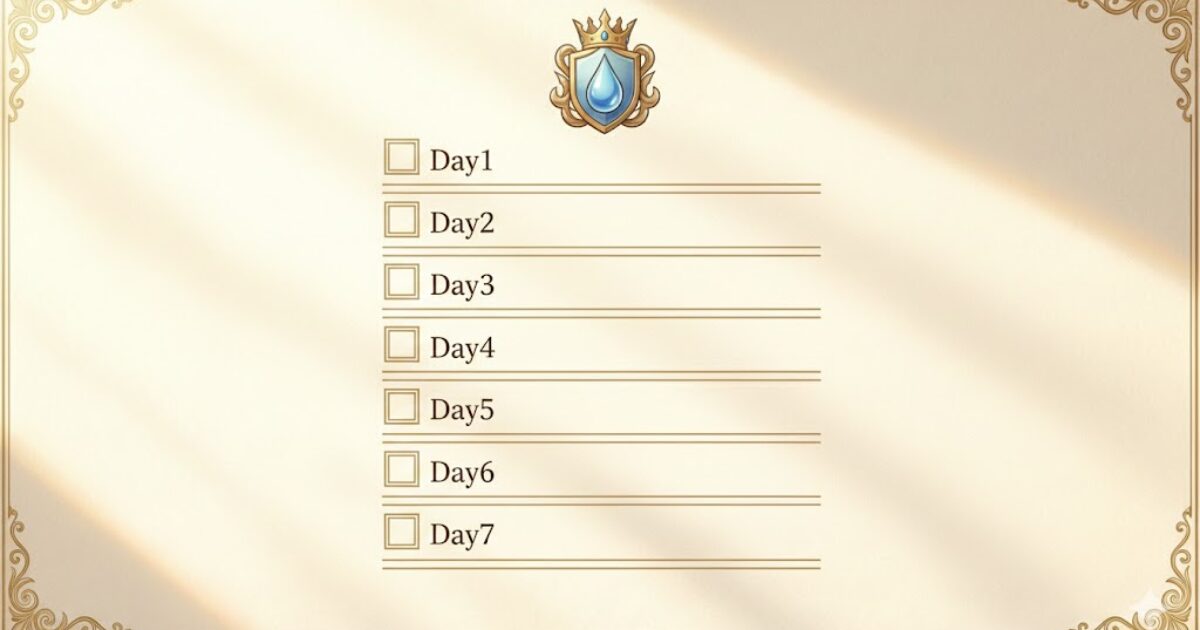 試験直前7日間の過去問回転メニュー（間違いを消して仕上げる）