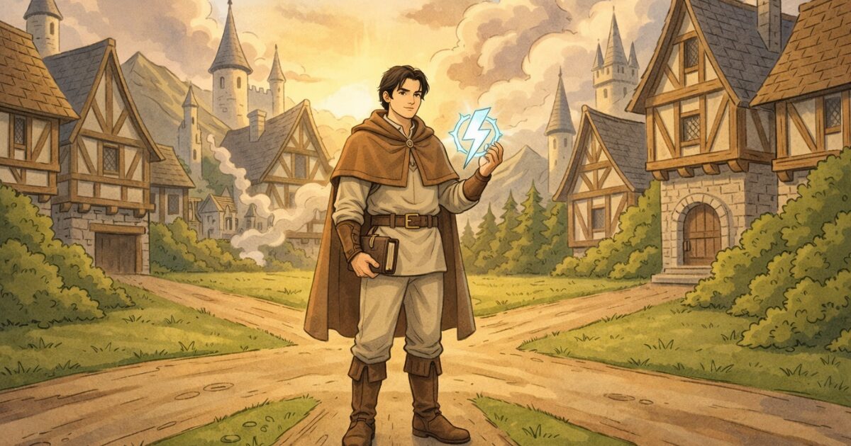 資格取得をきっかけに、新しい道が見えてくる分岐点のイメージ（RPG風）