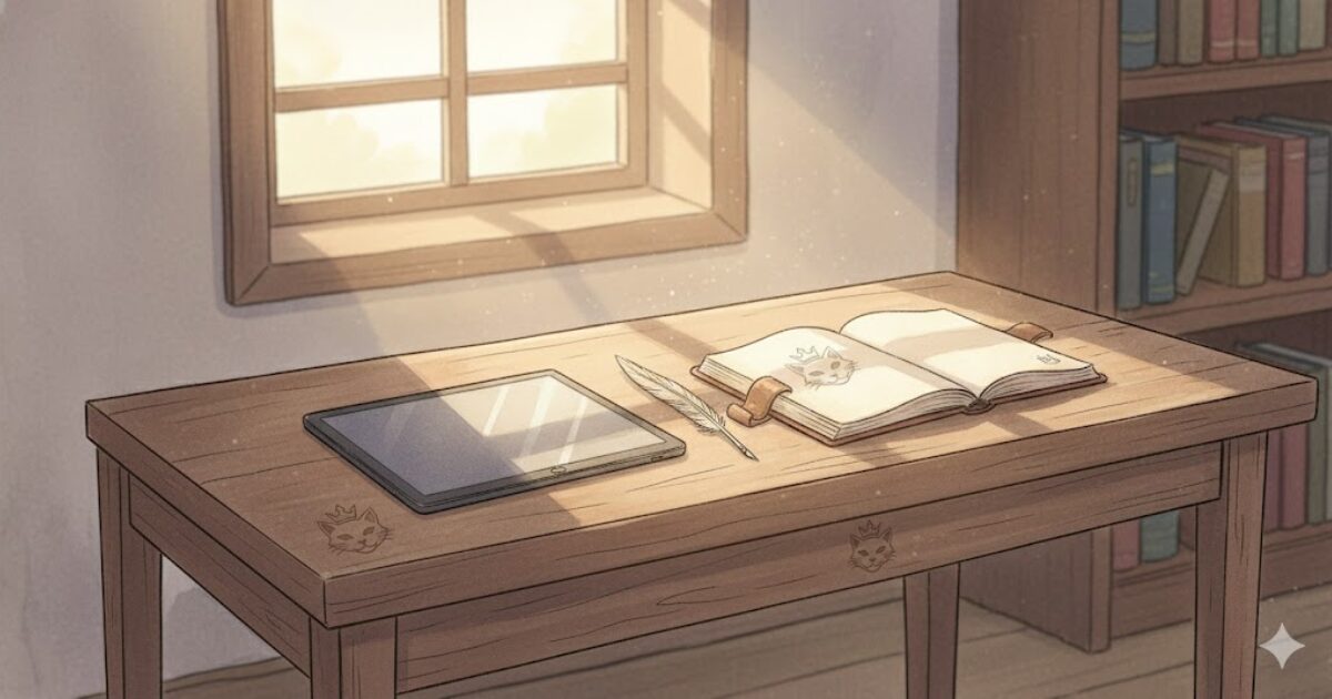 時間がない朝でも勉強に触れるだけでいいことを表したイメージ