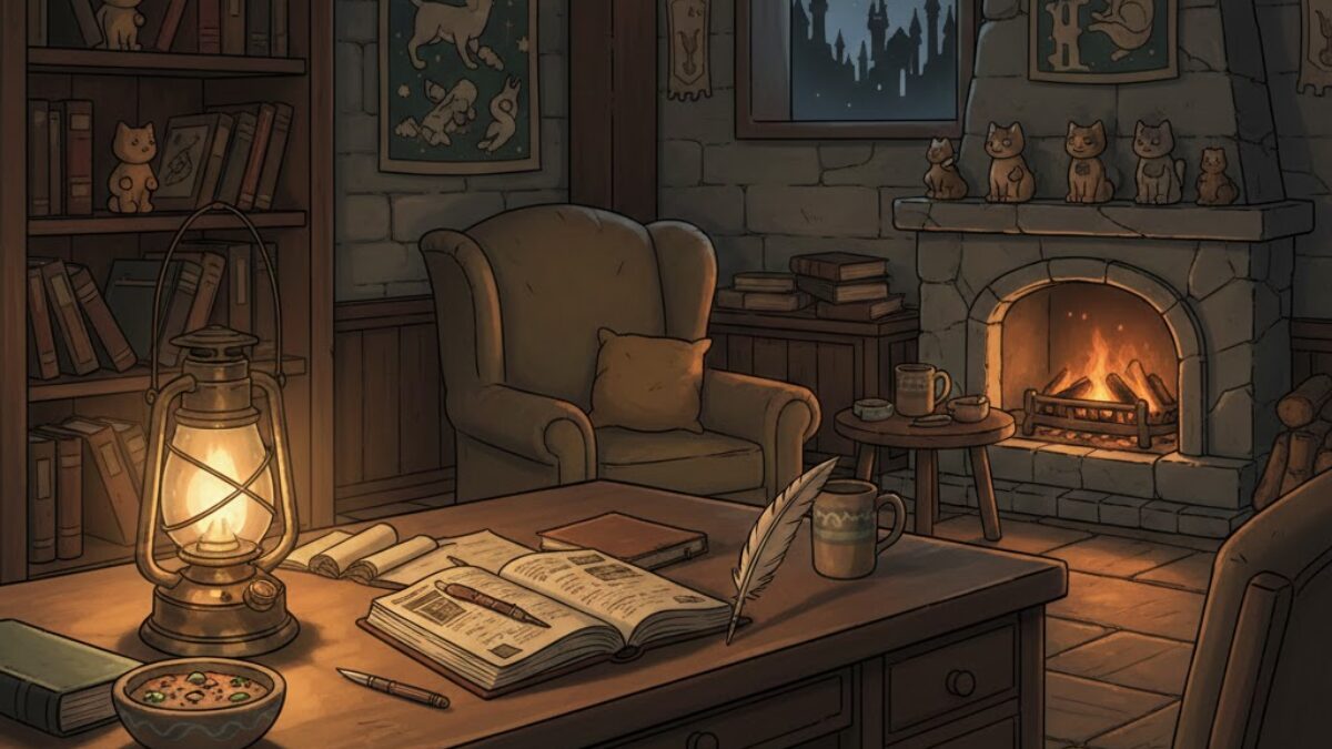 何もできなかった日に戻ってきてもいい場所を象徴する静かな夜の部屋