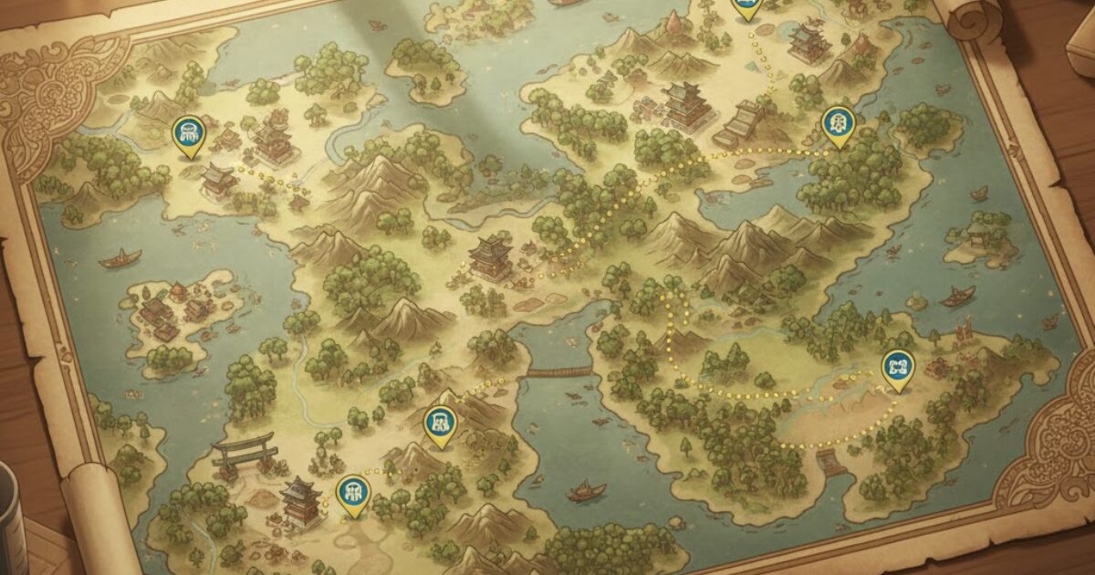 迷ったときに戻ってくる再起動の地図