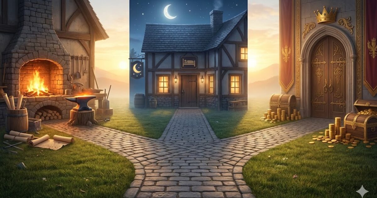 はじめての方のための最短ルートを示す三つの分かれ道