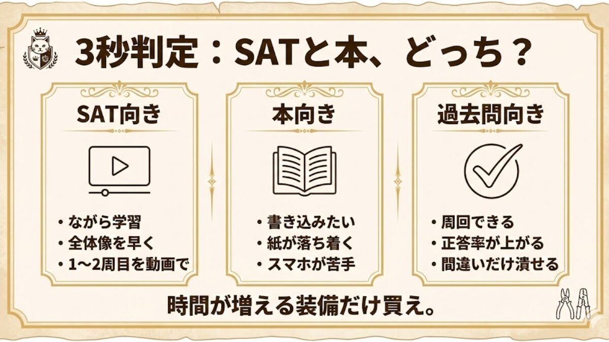 第二種電気工事士 テキスト選び｜SAT向き・本向きの3秒判定